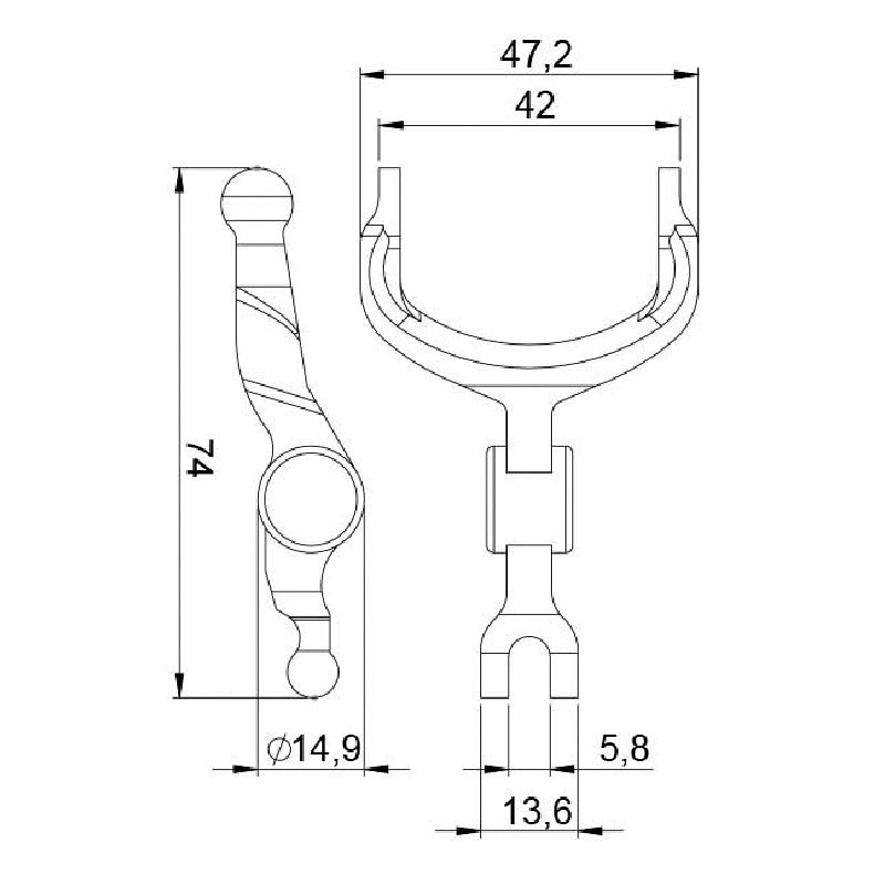 Garfo para Motor de Partida - Unifap - 4.449 - (2)