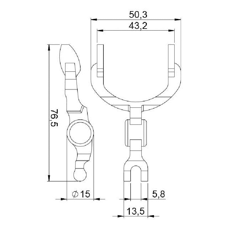 Garfo para Motor de Partida - Unifap - 4.448 - (2)