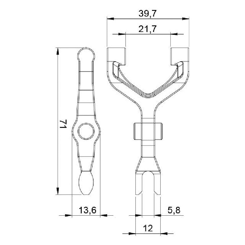Garfo para Motor de Partida - Unifap - 4.453 - (3)