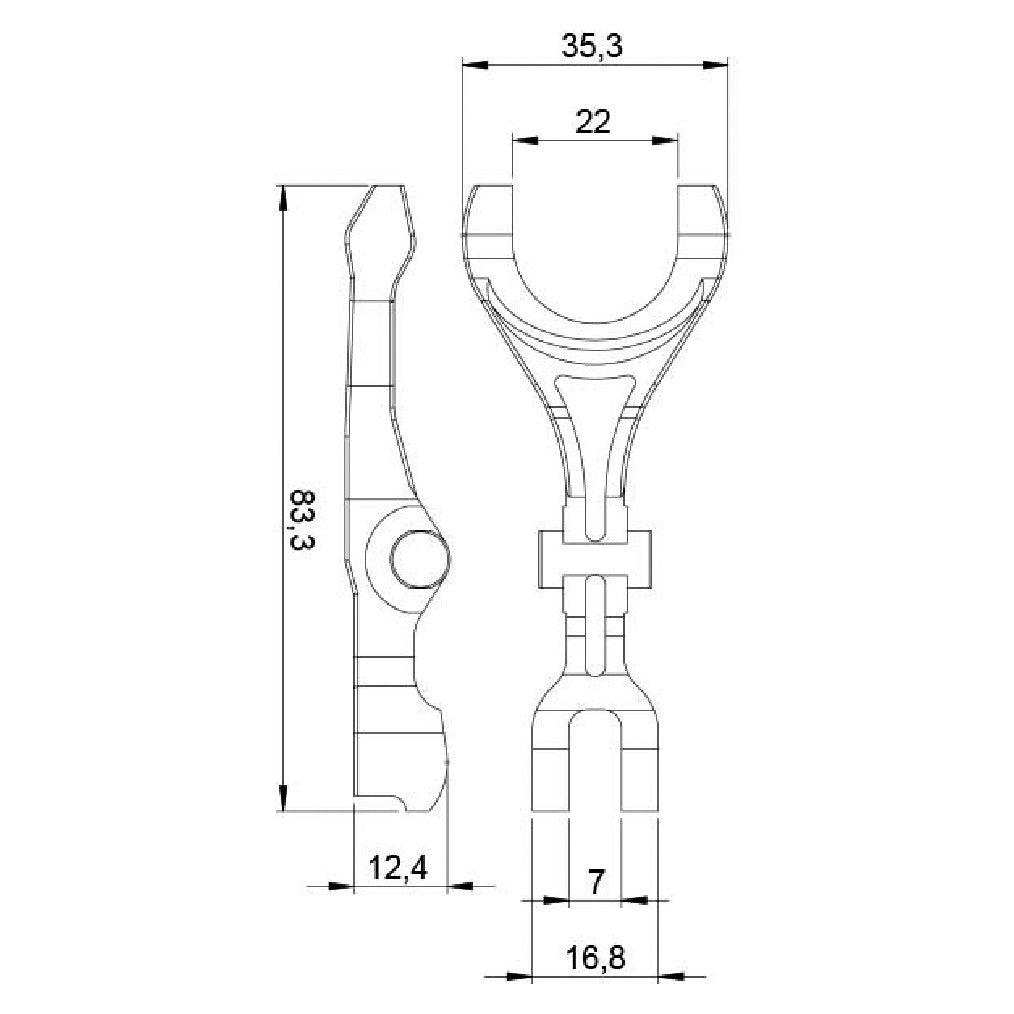 Garfo para Motor de Partida - Unifap - 4.455 - (3)