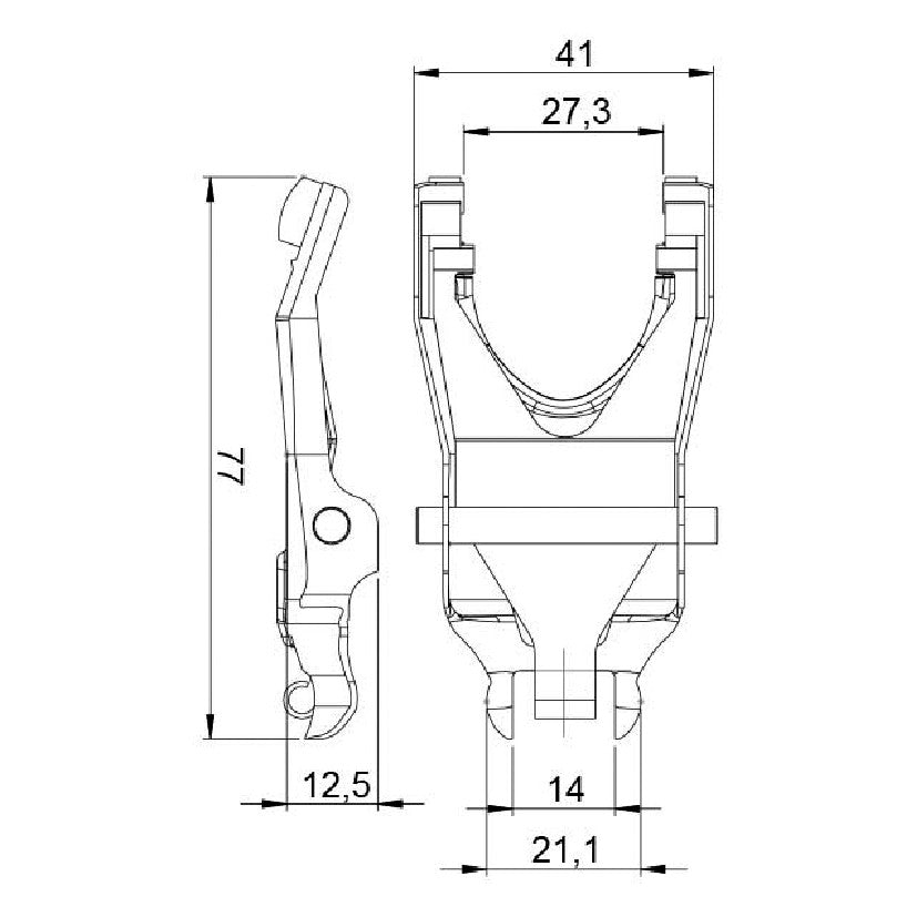 Garfo para Motor de Partida - Unifap - 4.460 - (3)