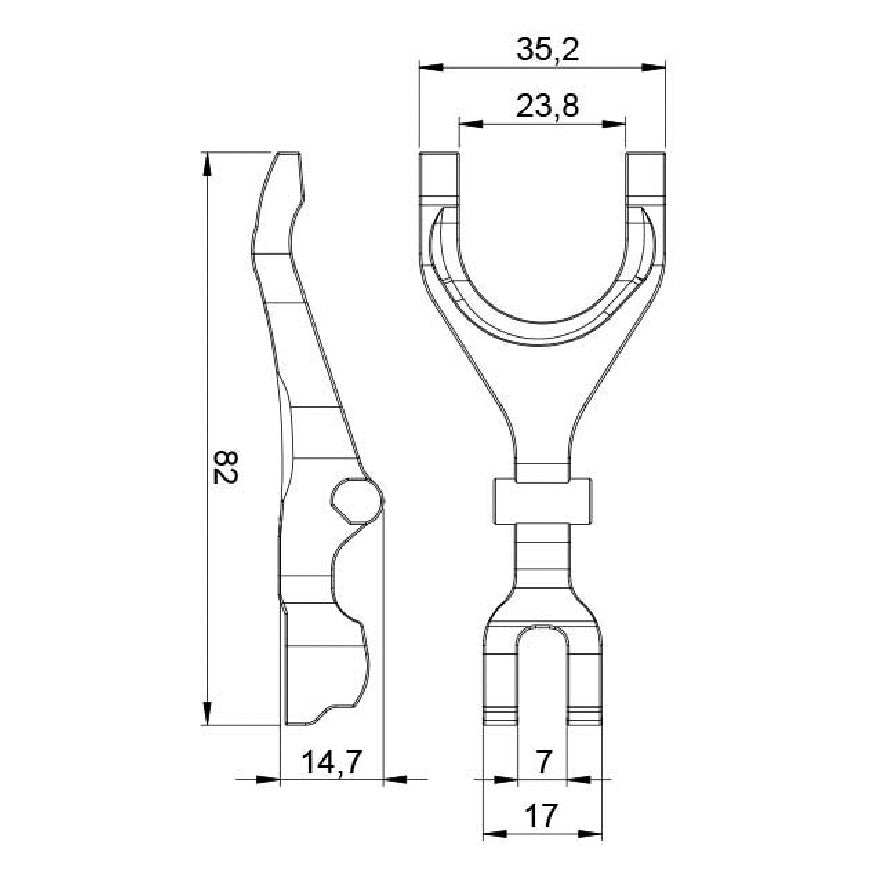 Garfo para Motor de Partida - Unifap - 4.464 - (3)