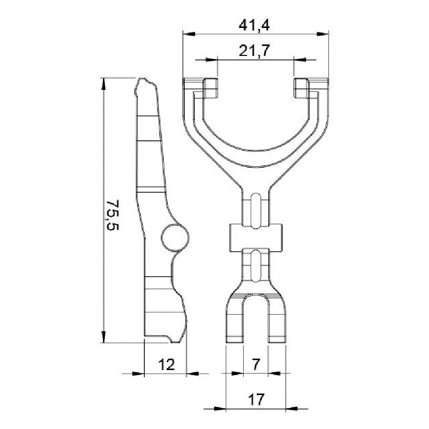 Garfo para Motor de Partida - Unifap - 4.465 - (3)