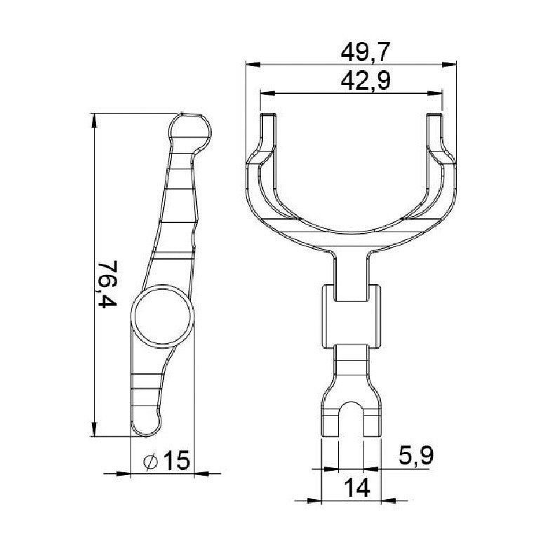 Garfo para Motor de Partida - Unifap - 4.463 - (3)