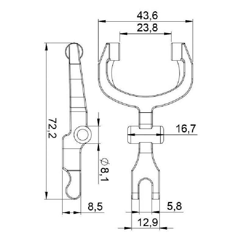 Garfo para Motor de Partida - Unifap - 4.468 - (3)