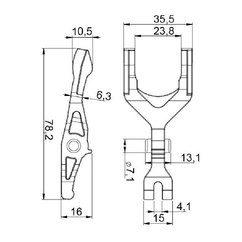 Garfo para Motor de Partida - Unifap - 4.473 - (3)