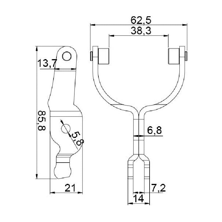 Garfo para Motor de Partida - Unifap - 4.477 - (3)