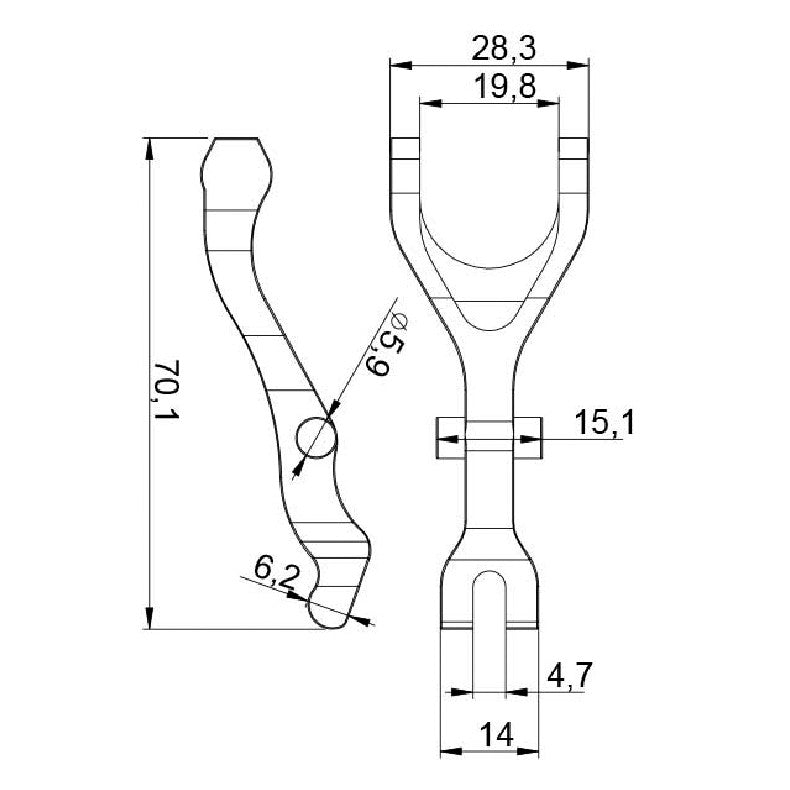 Garfo para Motor de Partida - Unifap - 4.474 - (3)