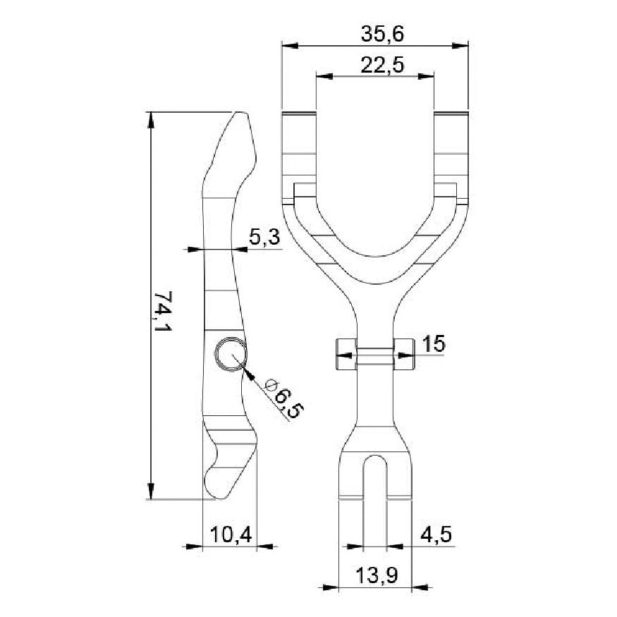 Garfo para Motor de Partida - Unifap - 4.476 - (3)
