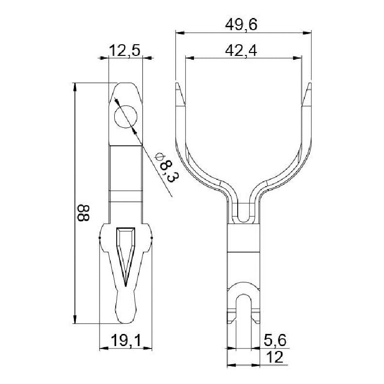Garfo para Motor de Partida - Unifap - 4.478 - (2)