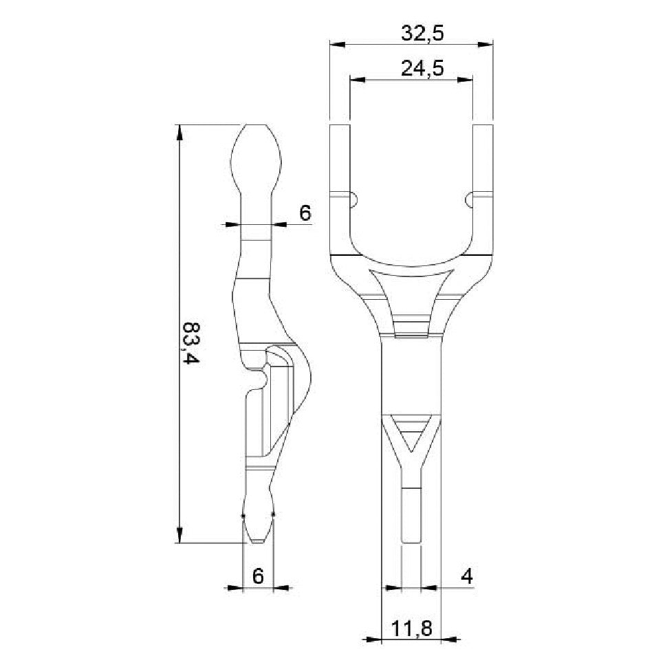Garfo para Motor de Partida - Unifap - 4.480 - (3)