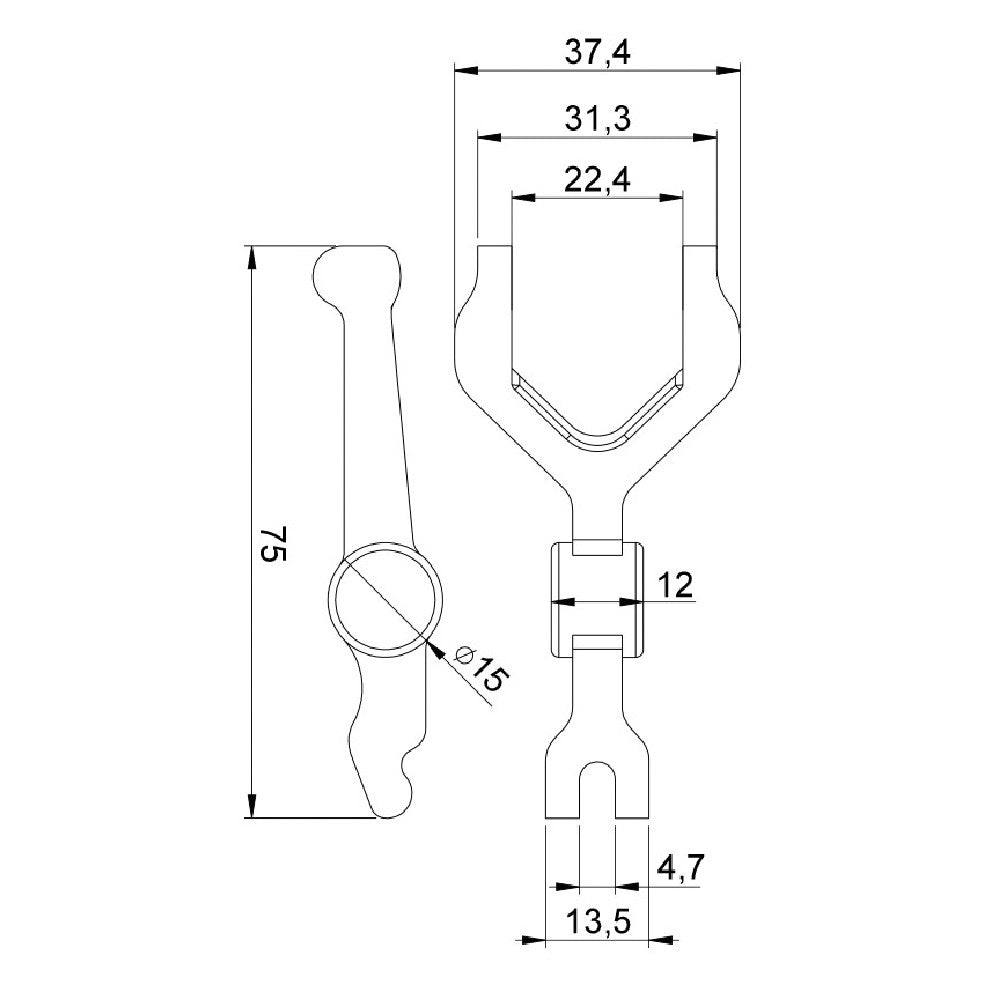 Garfo para Motor de Partida - Unifap - 4.484 - (3)