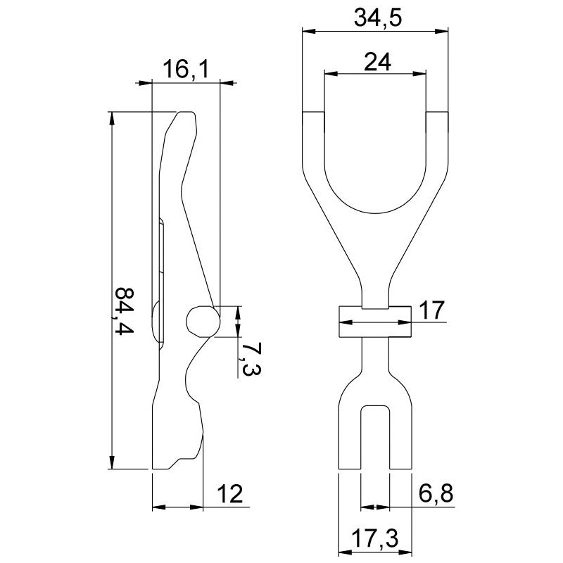 Garfo para Motor de Partida - Unifap - 4.487 - (3)