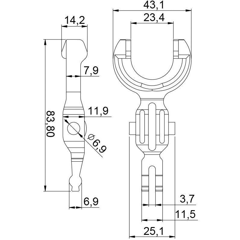 Garfo para Motor de Partida - Unifap - 4.491 - (3)