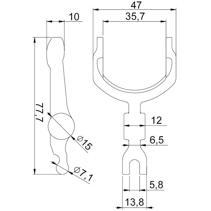 Garfo para Motor de Partida - Unifap - 4.492 - (3)