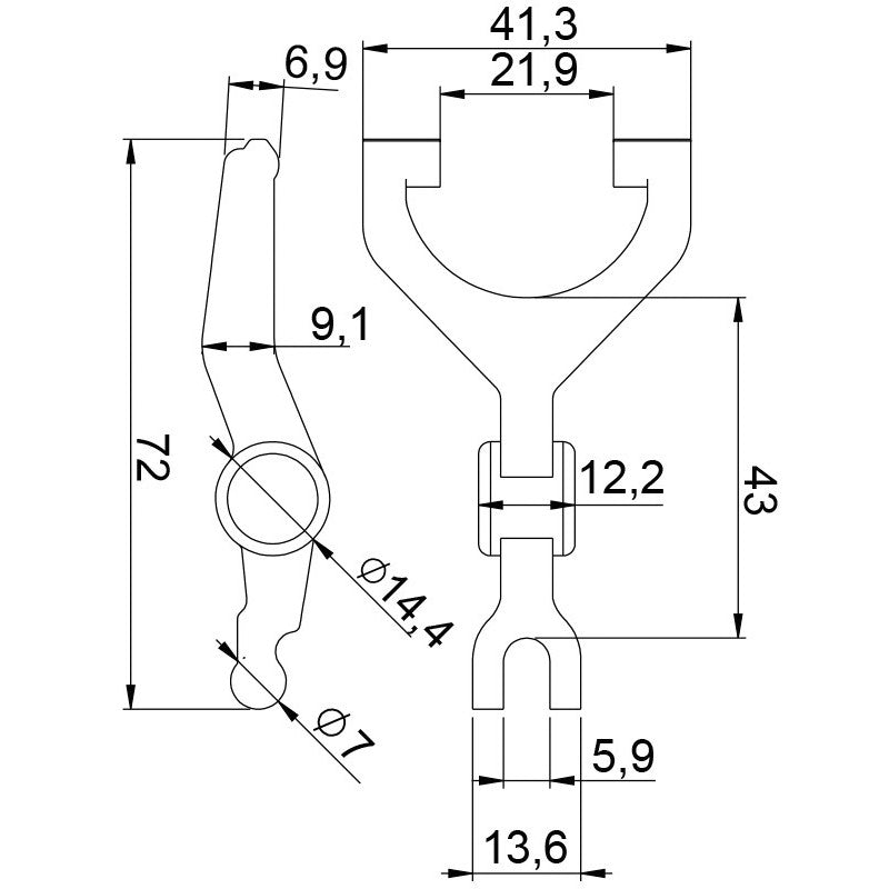 Garfo para Motor de Partida - Unifap - 4.494 - (3)