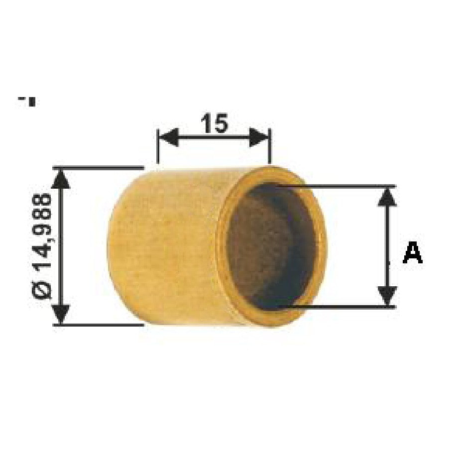 Bucha para Motor de Partida 10 Unidades - Unifap - BC1-0035-02 - (1)