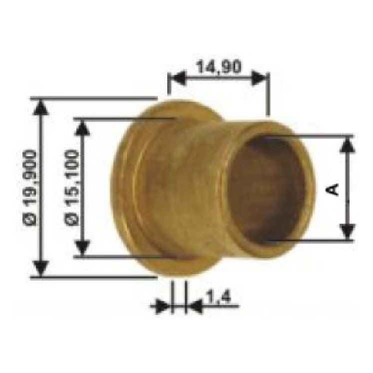 Bucha para Motor de Partida 10 Unidades - Unifap - BC1-0061-00 - (1)