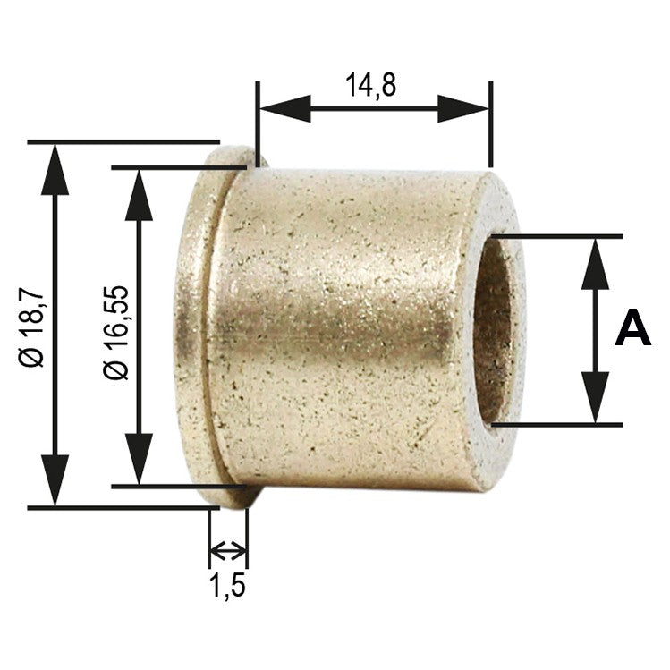 Bucha para Motor de Partida 10 Unidades - Unifap - BC1-0062-00 - (1)
