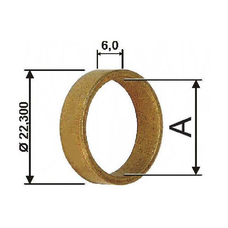 Bucha para Motor de Partida 10 Unidades - Unifap - BC1-0068-00 - (1)
