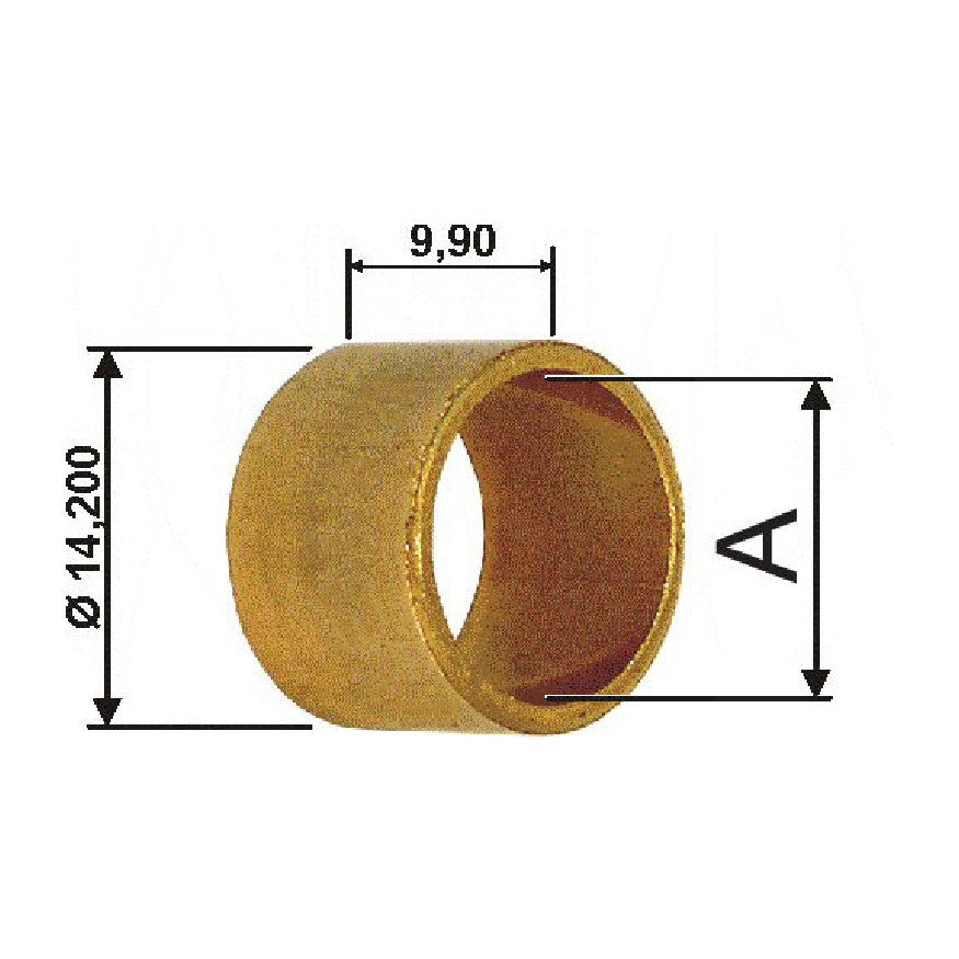 Bucha para Motor de Partida 10 Unidades - Unifap - BC1-0100-00 - (1)