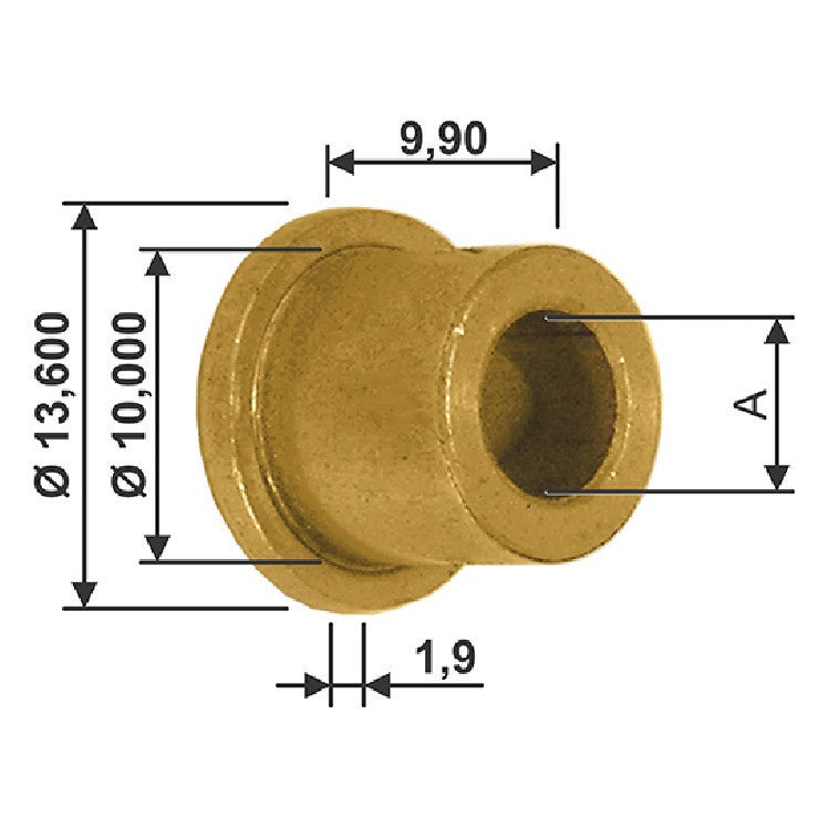 Bucha para Motor de Partida 10 Unidades - Unifap - BC1-0104-00 - (1)