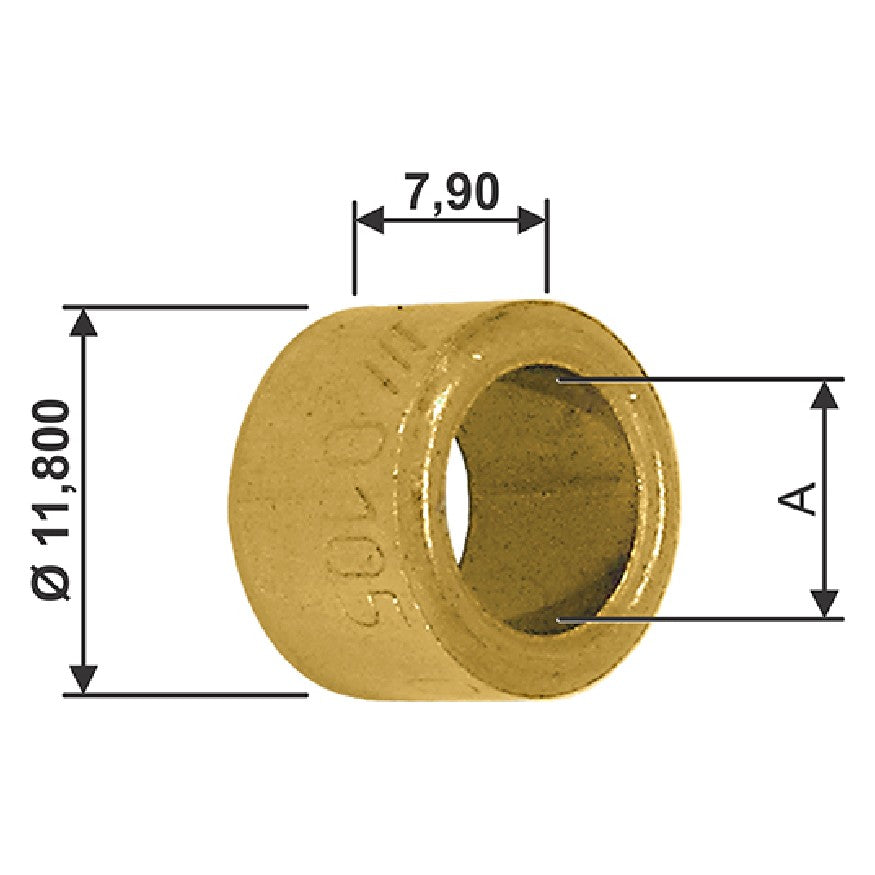 Bucha para Motor de Partida 10 Unidades - Unifap - BC1-0105-00 - (1)