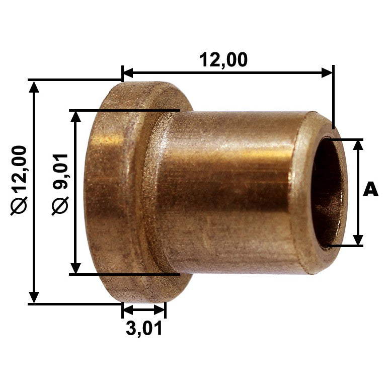 Bucha para Motor de Partida 10 Unidades - Unifap - BC1-0186-00 - (1)