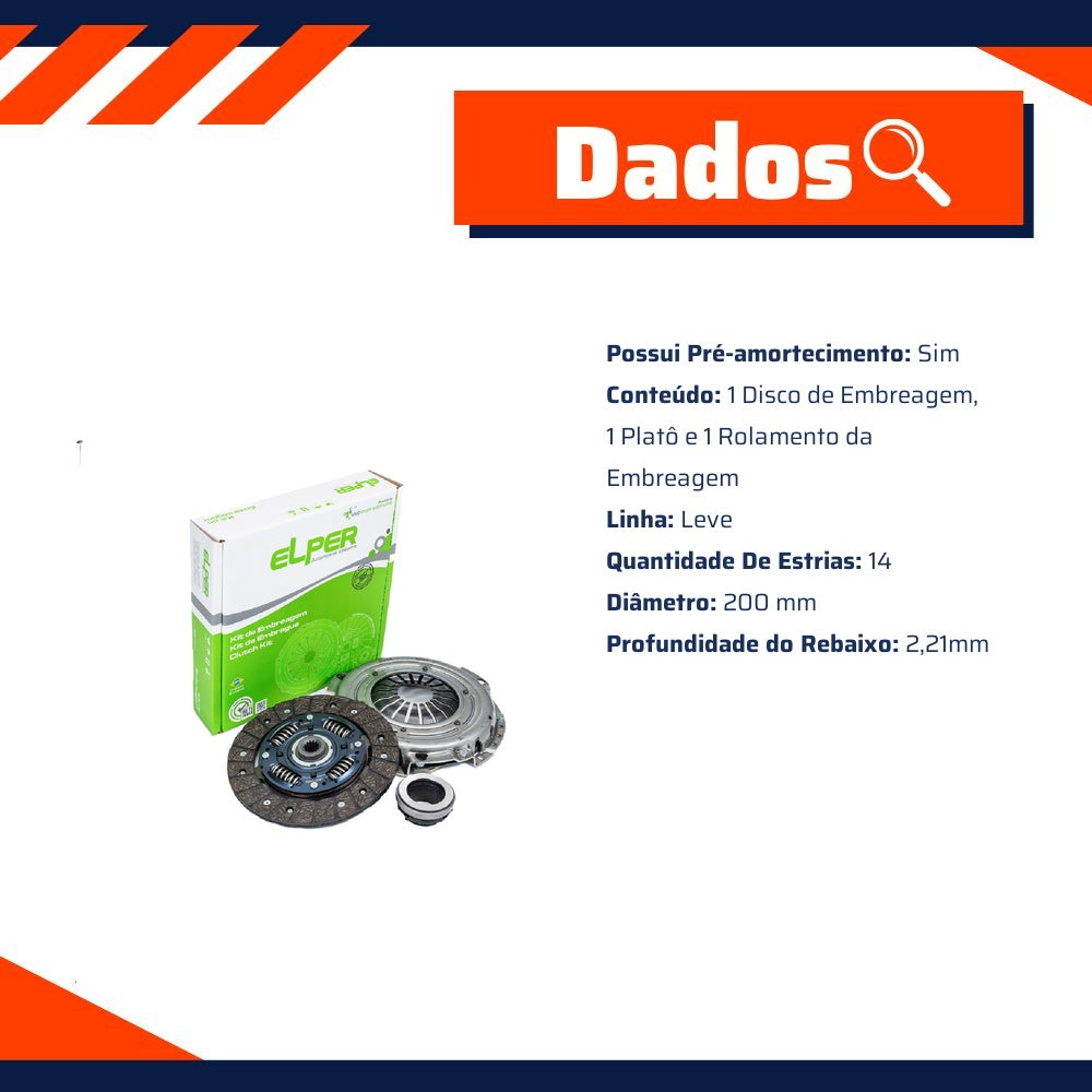 Kit de Embreagem - Elper - 80 132 - (2)