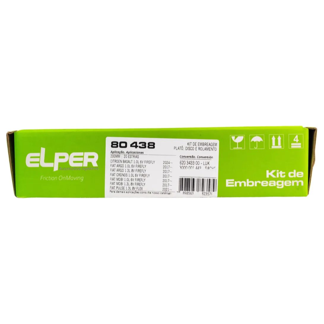 Kit de Embreagem - Elper - 80 438 - (10)