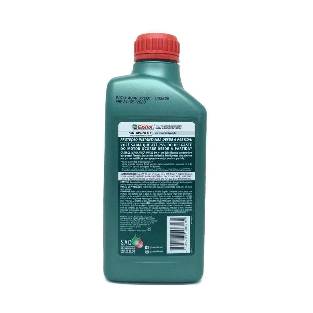 Óleo de Motor Magnatec 0W20 DX API SP Sintético 1L - Castrol - 3436147 - (2)