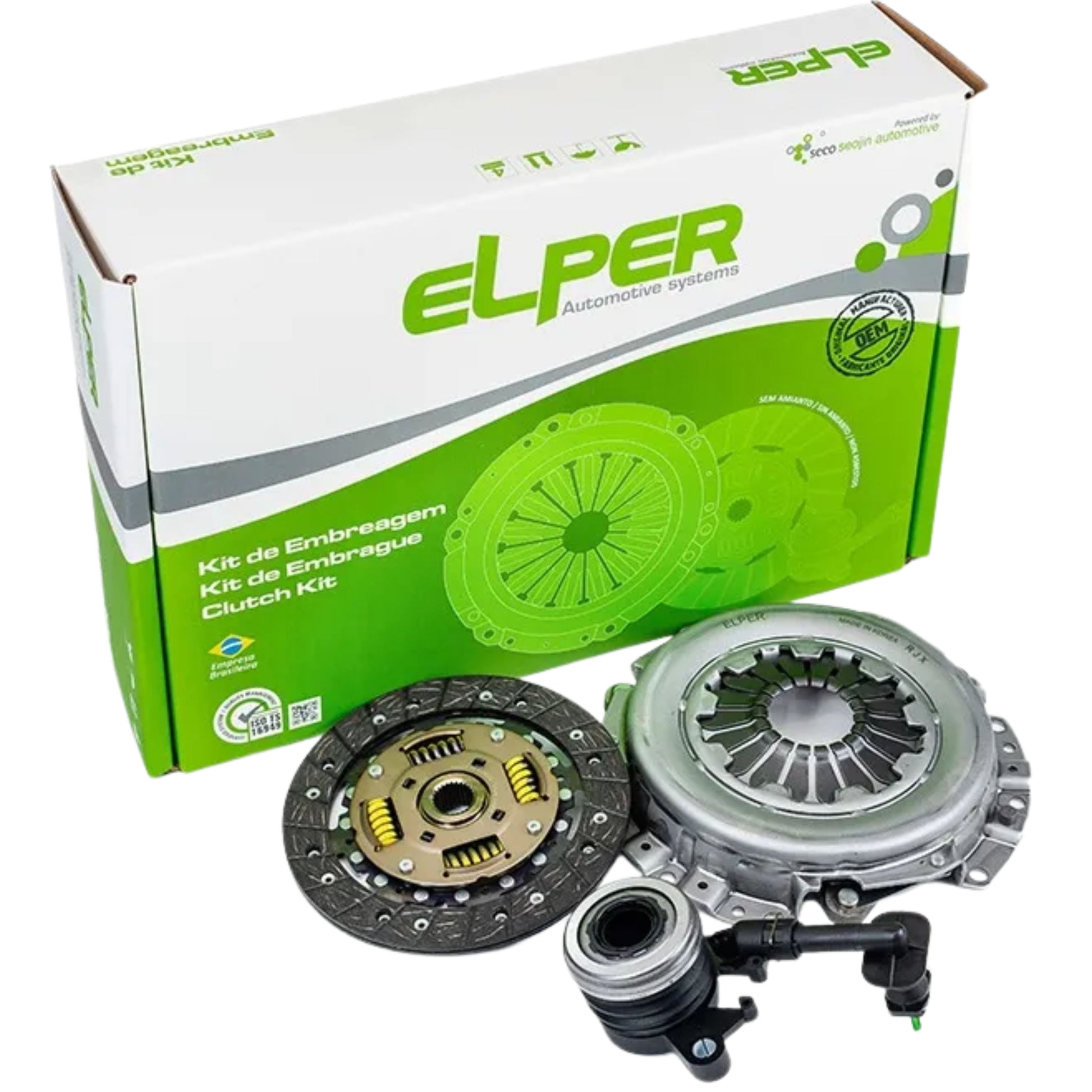 Kit de Embreagem com Atuador Hidráulico para Hyundai HB20 e HB20S - Elper - 90 396 - (1)