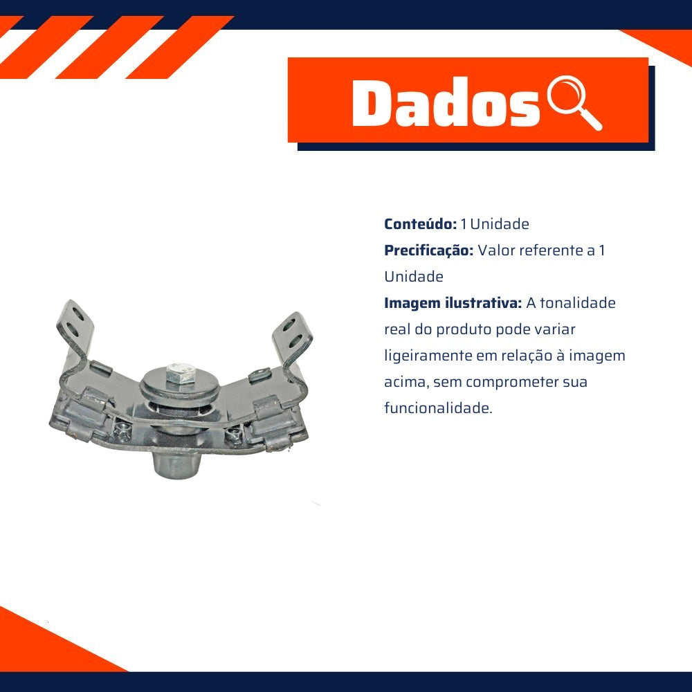Coxim do Câmbio para Volkswagen Amarok - MetalSystem - 05936+MS - (3)
