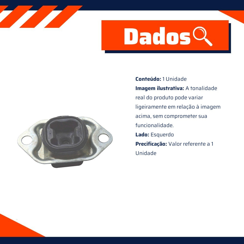 Coxim do Motor Lado Esquerdo para Renault Duster - MetalSystem - 30776MS - (3)