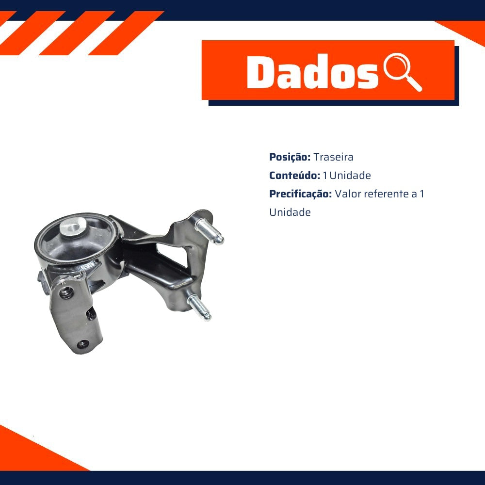 Coxim Traseiro do Motor para Toyota RAV4 - MetalSystem - 32067+MS - (3)