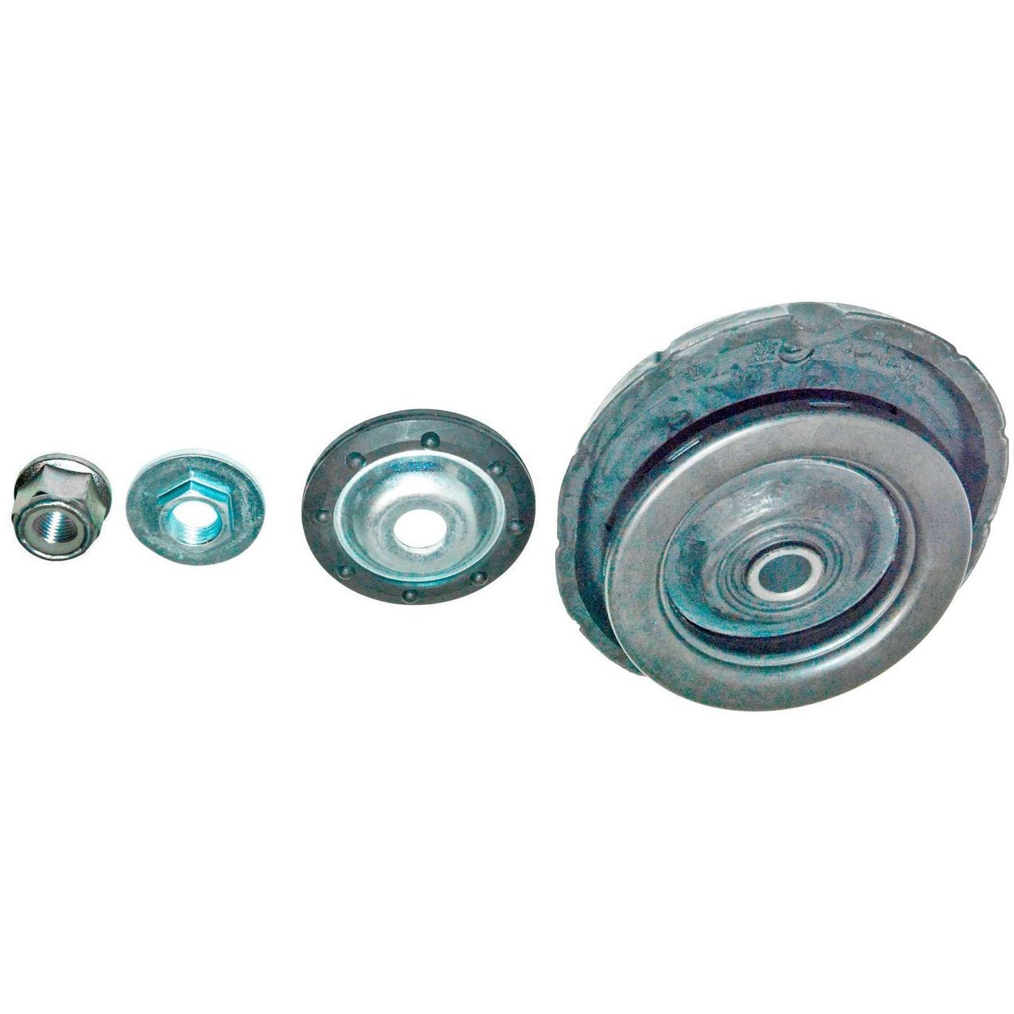 Kit Coxim do Amortecedor Dianteiro com Rolamento 1 Lado - Metalsystem - 31455+MS - (3)