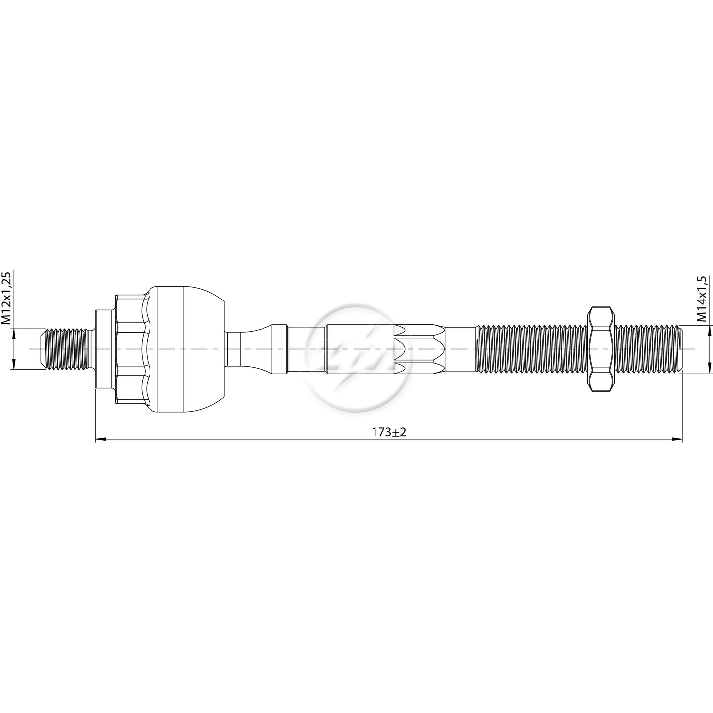 Terminal Axial Direito ou Esquerdo - ZM - 170.116.57 - (2)