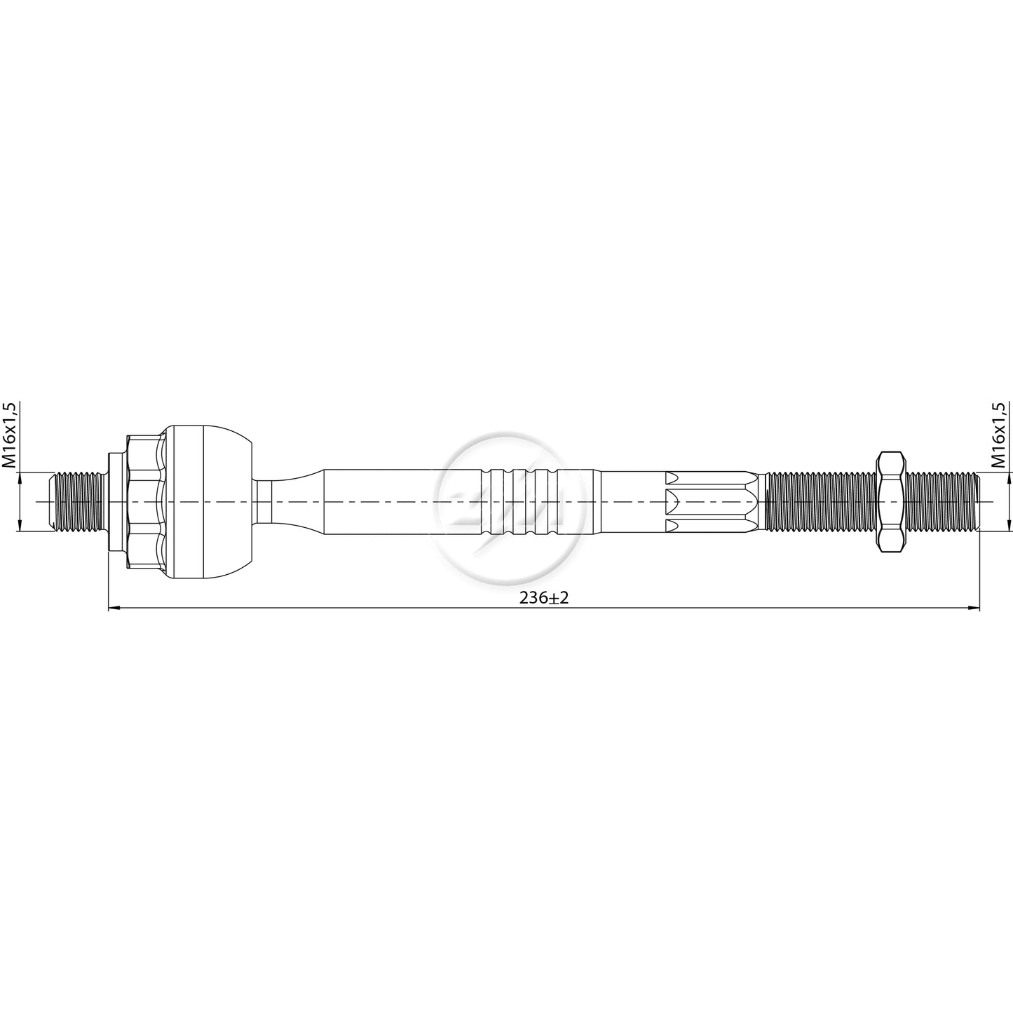 Terminal Axial Direito ou Esquerdo - ZM - 170.218.48 - (2)
