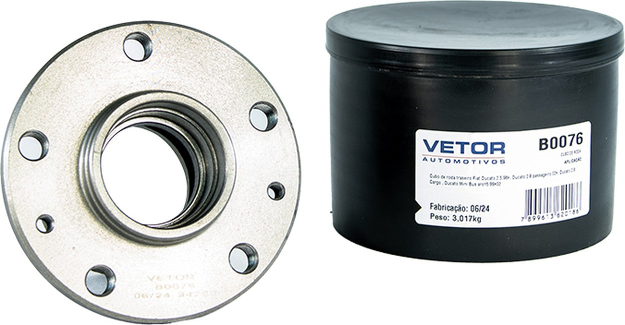 Cubo de Roda Traseiro - Vetor - B0076 - (1)