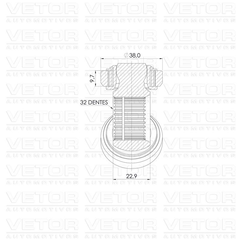 Trizeta Direita ou Esquerda - Vetor - VT9166 - (4)
