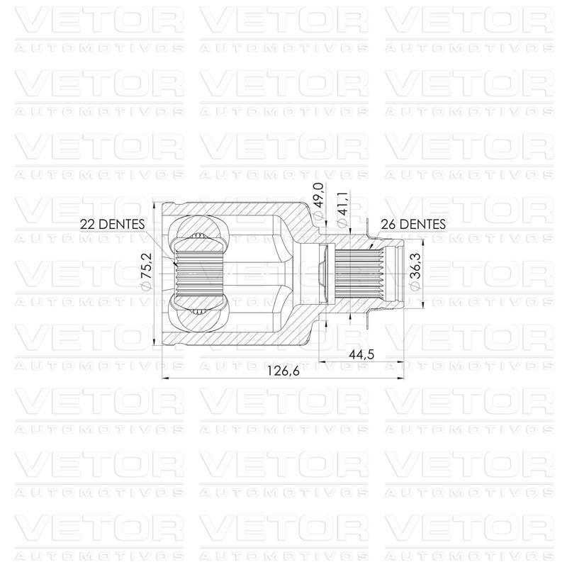 Tulipa Direita - Vetor - VT5963 - (4)