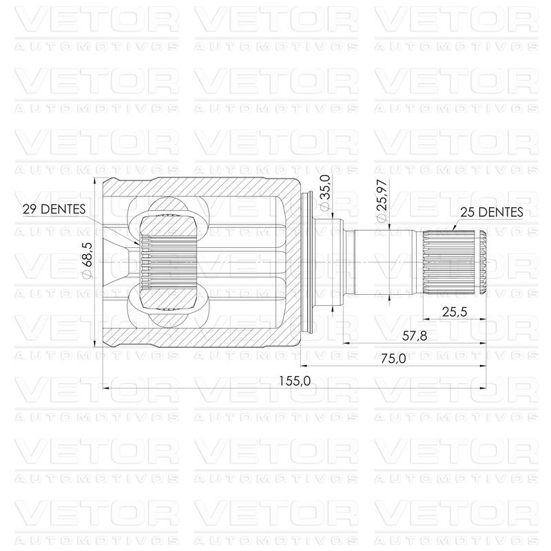 Tulipa Direita - Vetor - VT5973 - (1)