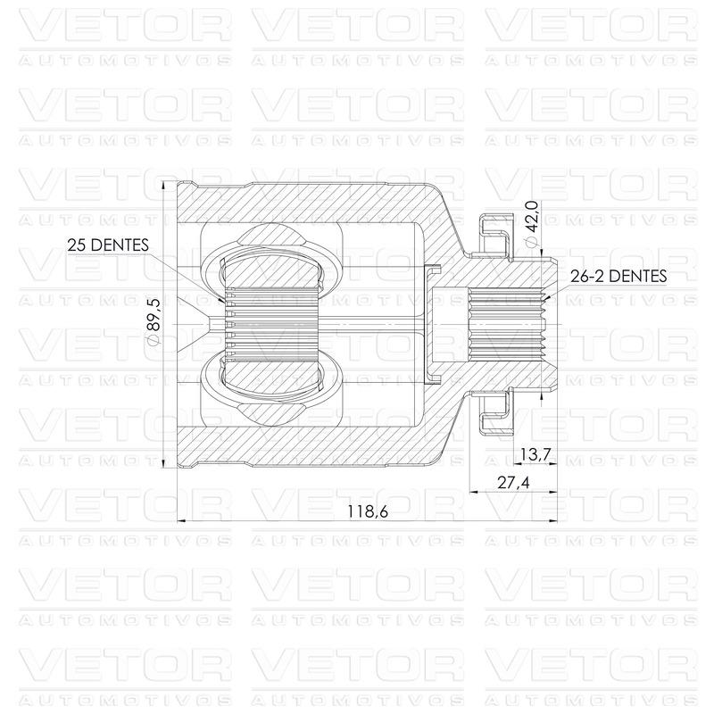 Tulipa Direita - Vetor - VT5966 - (4)