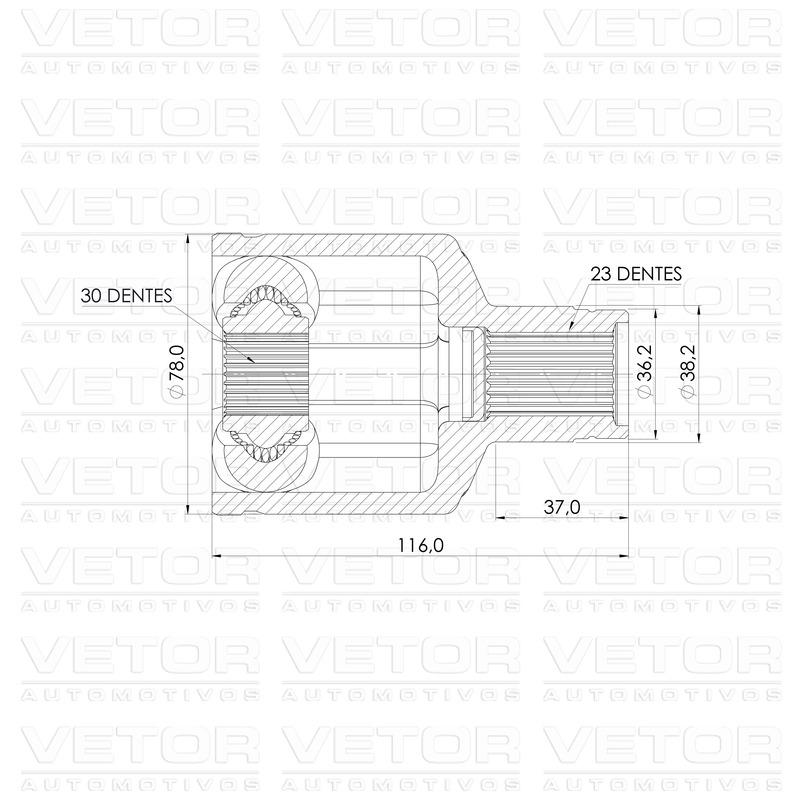 Tulipa Direita - Vetor - VT5856 - (4)