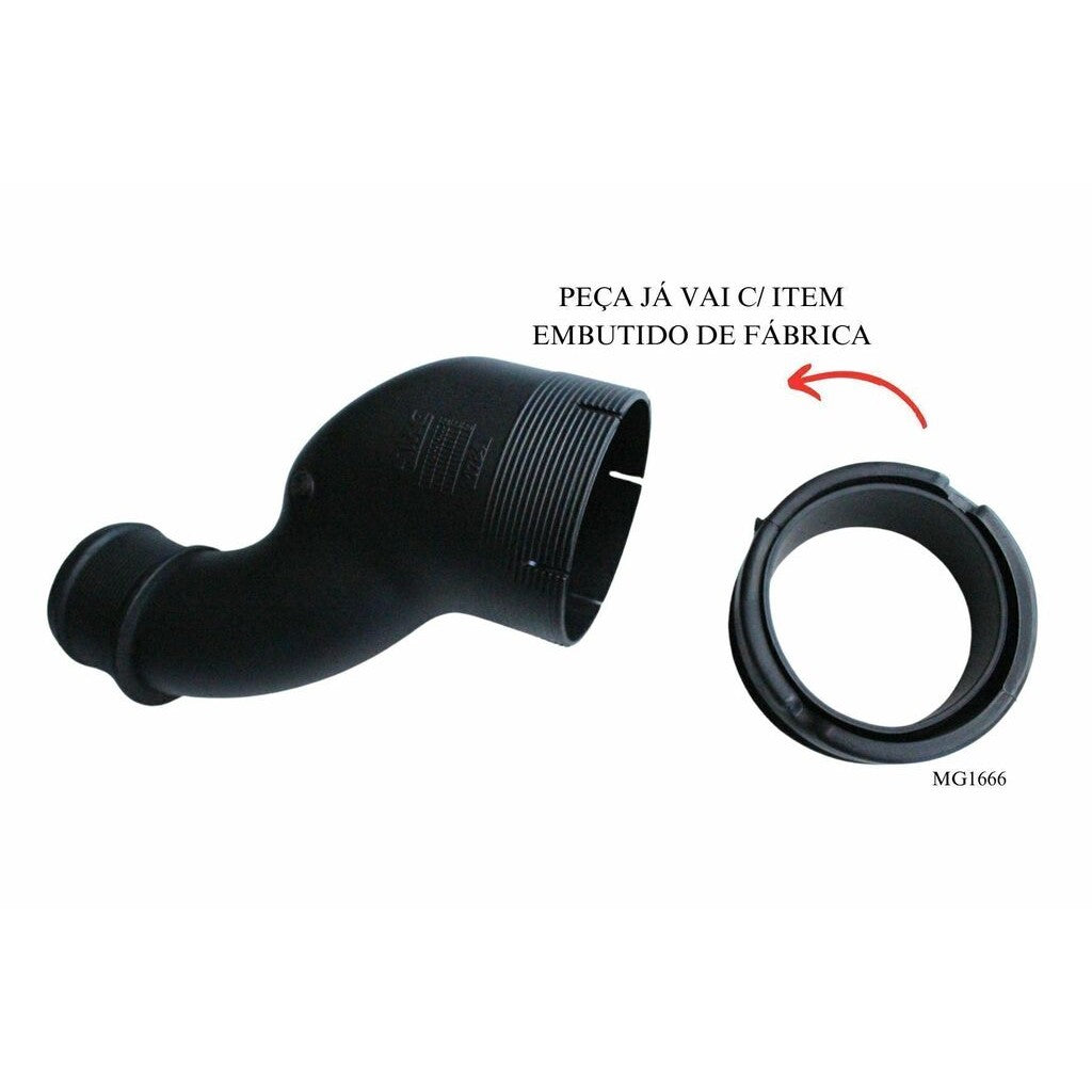 Conexão Intercooler para Mg1666 - MG Mangueiras - MG1784 - (4)