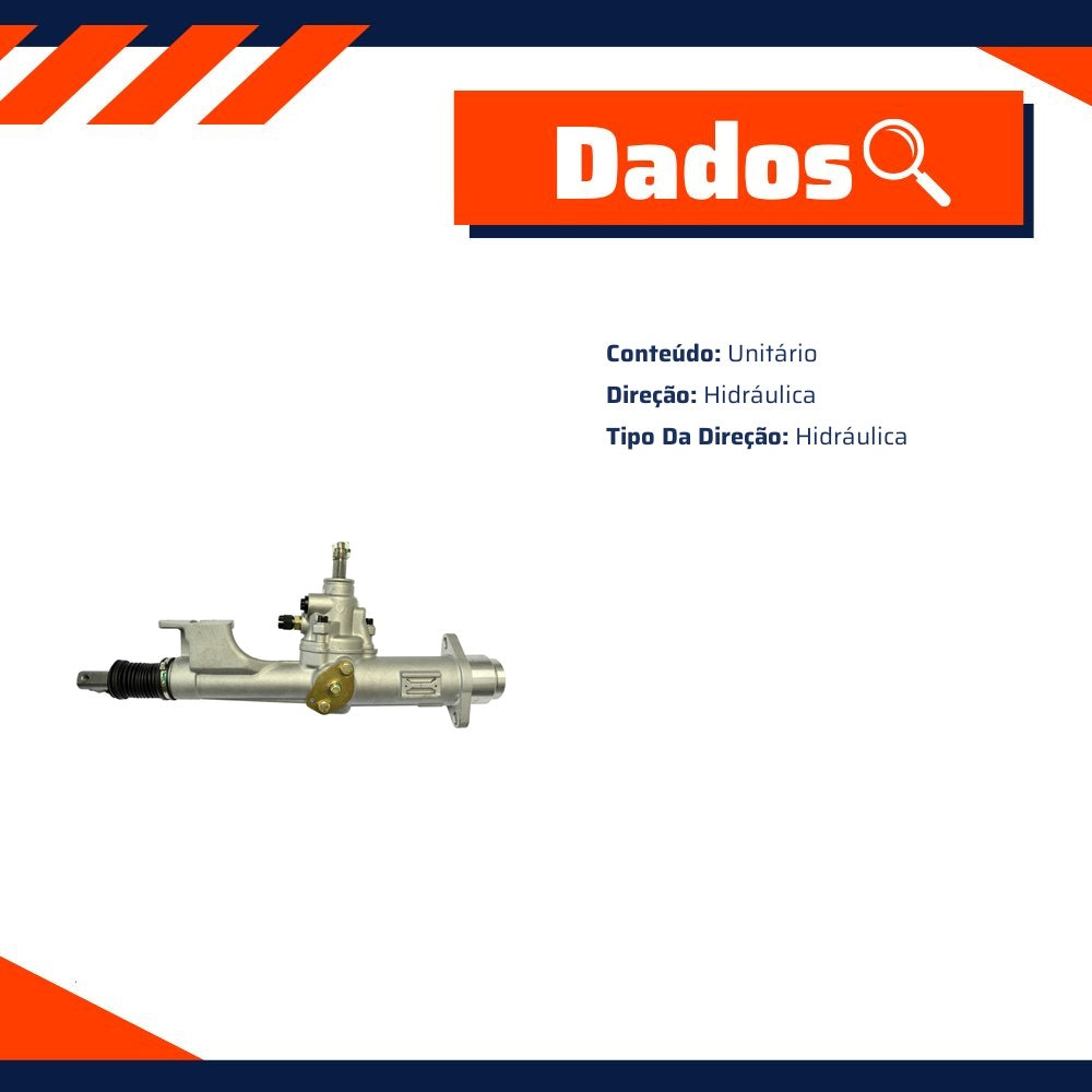 Caixa de Direção Hidráulica para Volkswagen Passat Santana - Ampri - 24121 - (3)