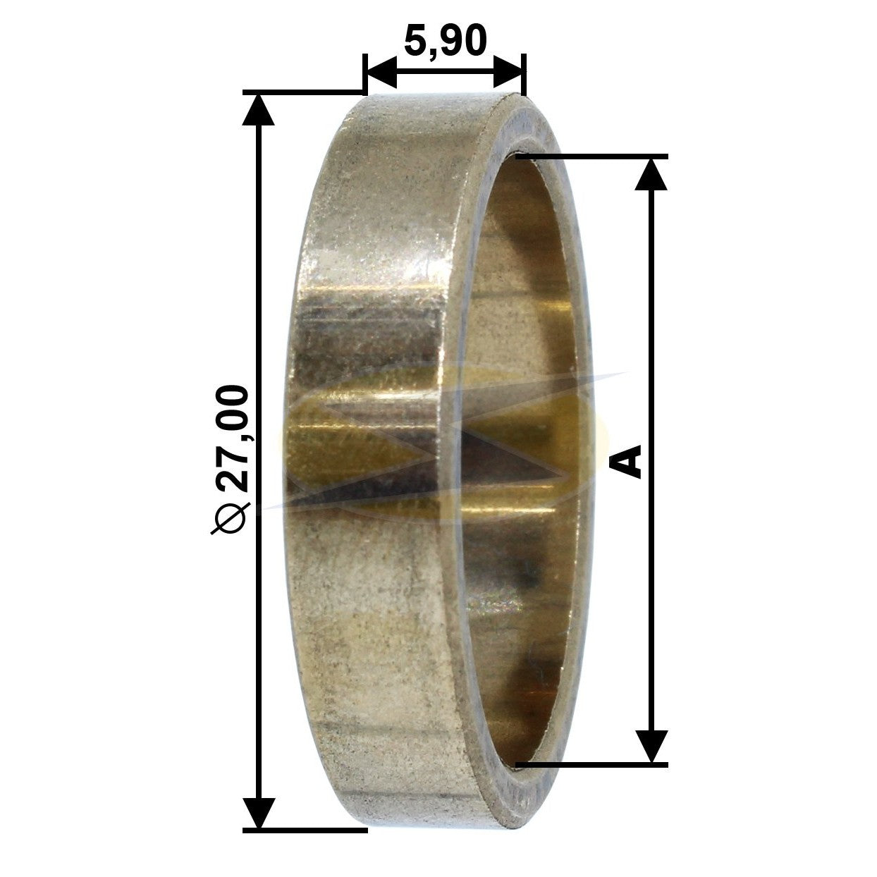 Jogo 10 Bucha Sinterizadas para Motor de Partida - Unifap - BC1018500 - (2)