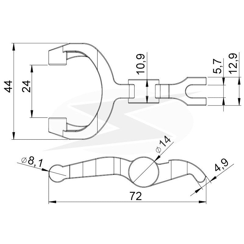 Garfo para Motor de Partida - Unifap - 4496 - (2)