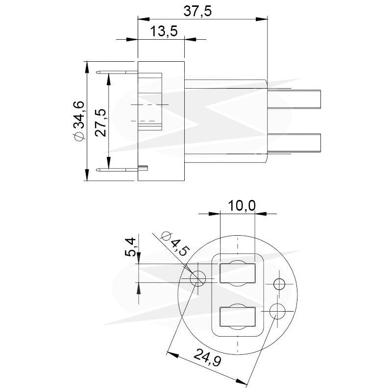 Porta Escovas para Alternador - Unifap - 22322 - (2)