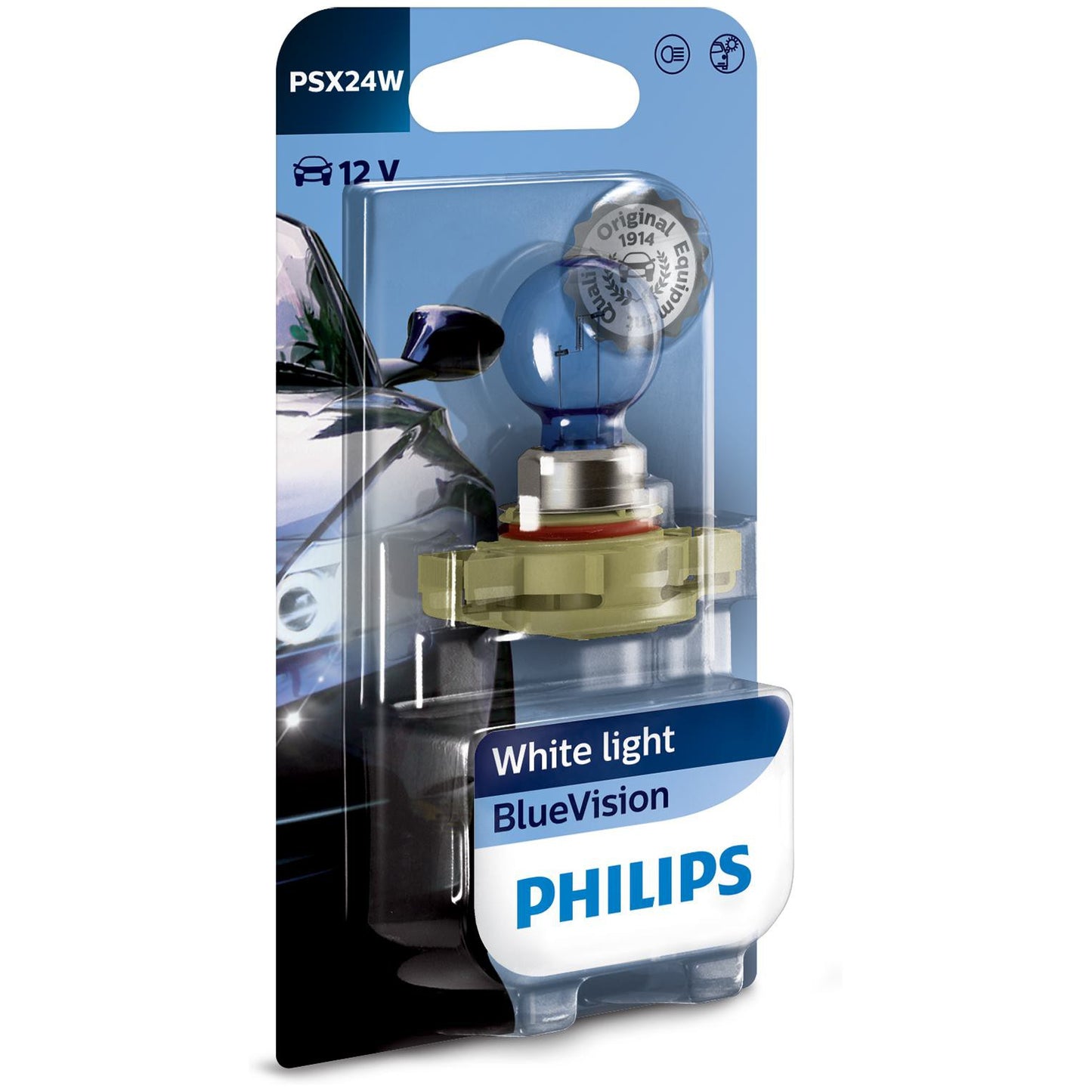 Lâmpada do Farol PSX24W 12V BLUE VISION 3700K - Philips - 12276BVB1 - (4)